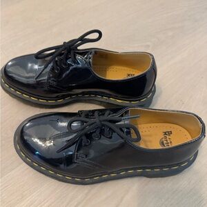 Dr. Martens Black Patent Kids Dress Shoes